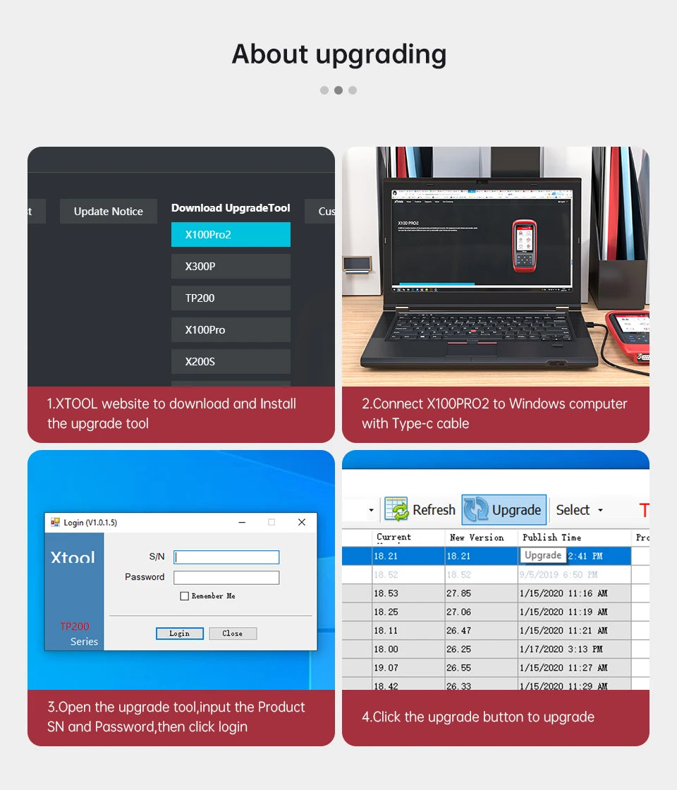 XTOOL X100 Pro2 OBD2 Automotive Scanner Key Programmer with EEPROM Adapter Code Reader Car Diagnostic Tools Lifetime Free Update