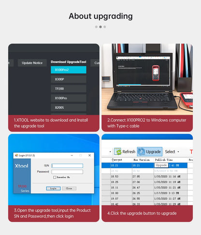 XTOOL X100 Pro2 OBD2 Automotive Scanner Key Programmer with EEPROM Adapter Code Reader Car Diagnostic Tools Lifetime Free Update
