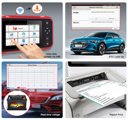 New LAUNCH CRP129i V3 OBD2 Scanner 4 System Auto Diagnostic tool DPF SAS TPMS 12 Service FCA AutoAuth Lifetime Free Update