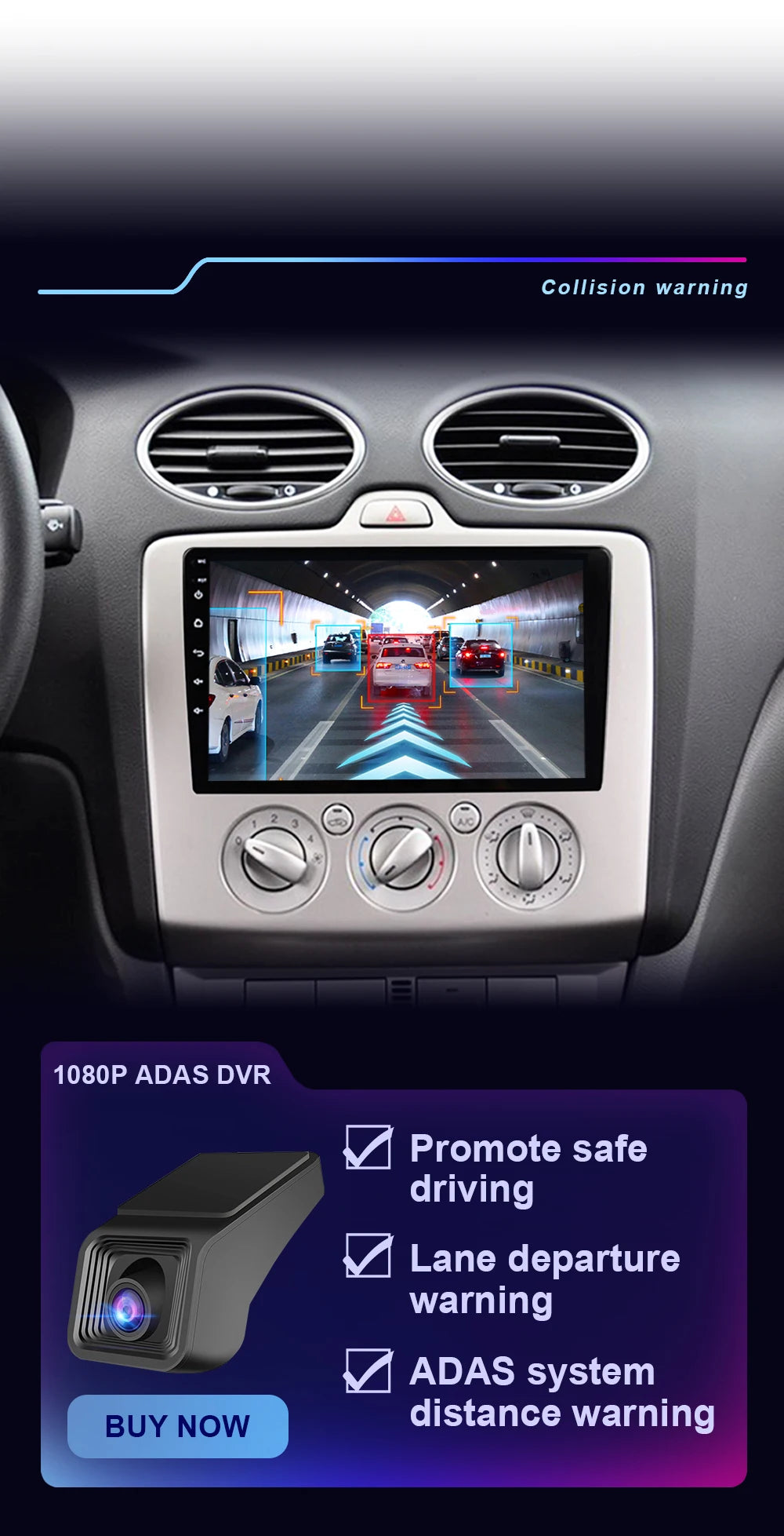 XIMA XV6Pro 2 Din Android 13 Auto Carplay Car Radio For ford focus EXI MT 2 3 Mk2 2004 -2011  Multimedia Player 2din Stereo GPS