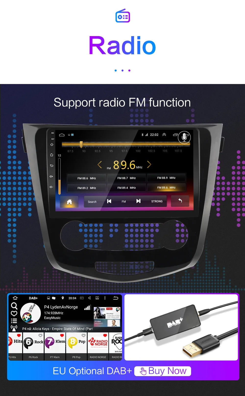 7'' Android 13 Car Radio Stereo For Fiat 500 2007-2015 Multimedia Player Wireless Carplay& Auto BT GPS Navigation Head Unit