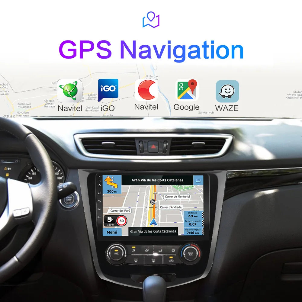7'' Android 13 Car Radio Stereo For Fiat 500 2007-2015 Multimedia Player Wireless Carplay& Auto BT GPS Navigation Head Unit