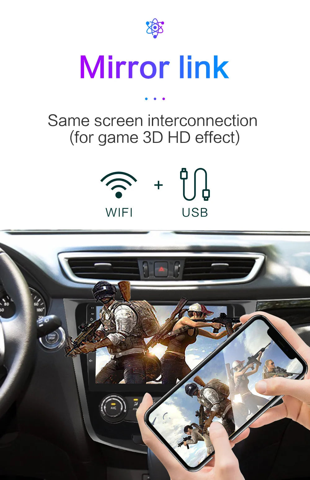 7'' Android 13 Car Radio Stereo For Fiat 500 2007-2015 Multimedia Player Wireless Carplay& Auto BT GPS Navigation Head Unit