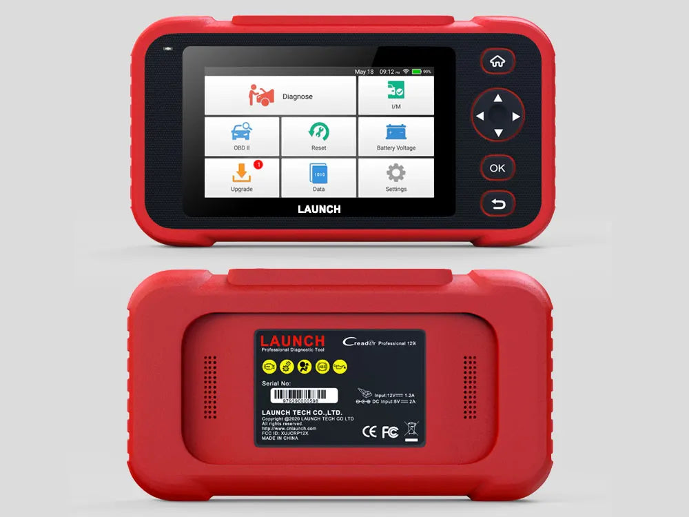 New LAUNCH CRP129i V3 OBD2 Scanner 4 System Auto Diagnostic tool DPF SAS TPMS 12 Service FCA AutoAuth Lifetime Free Update