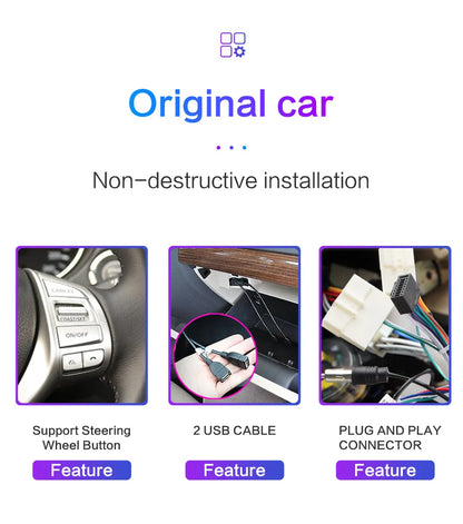 7'' Android 13 Car Radio Stereo For Fiat 500 2007-2015 Multimedia Player Wireless Carplay& Auto BT GPS Navigation Head Unit