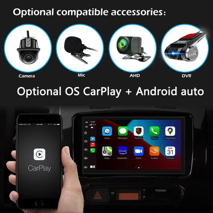 Central multimídia para Citroen C4 C-Triomphe C-Quatre 2004-2009 2 din Car Radio Video Player Android 2din CarPlay