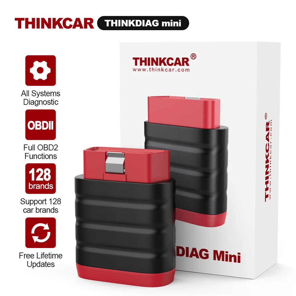 THINKCAR ThinkDiag Mini OBD2 Scanner Professional Automotive Diagnostic Tools Full System Diagnose Code Reader Lifetime Free