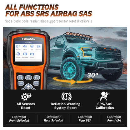 FOXWELL NT630 Plus OBD2 Automotive Scanner Engine Check ABS SRS EPB OIL SAS Calibration OBD2 Code Reader Car Diagnostic Tool