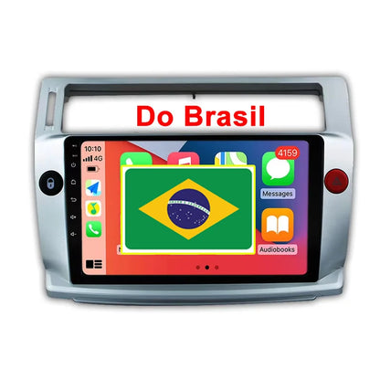 Central multimídia para Citroen C4 C-Triomphe C-Quatre 2004-2009 2 din Car Radio Video Player Android 2din CarPlay