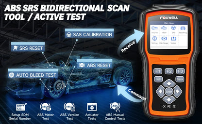 FOXWELL NT630 Plus OBD2 Automotive Scanner Engine Check ABS SRS EPB OIL SAS Calibration OBD2 Code Reader Car Diagnostic Tool