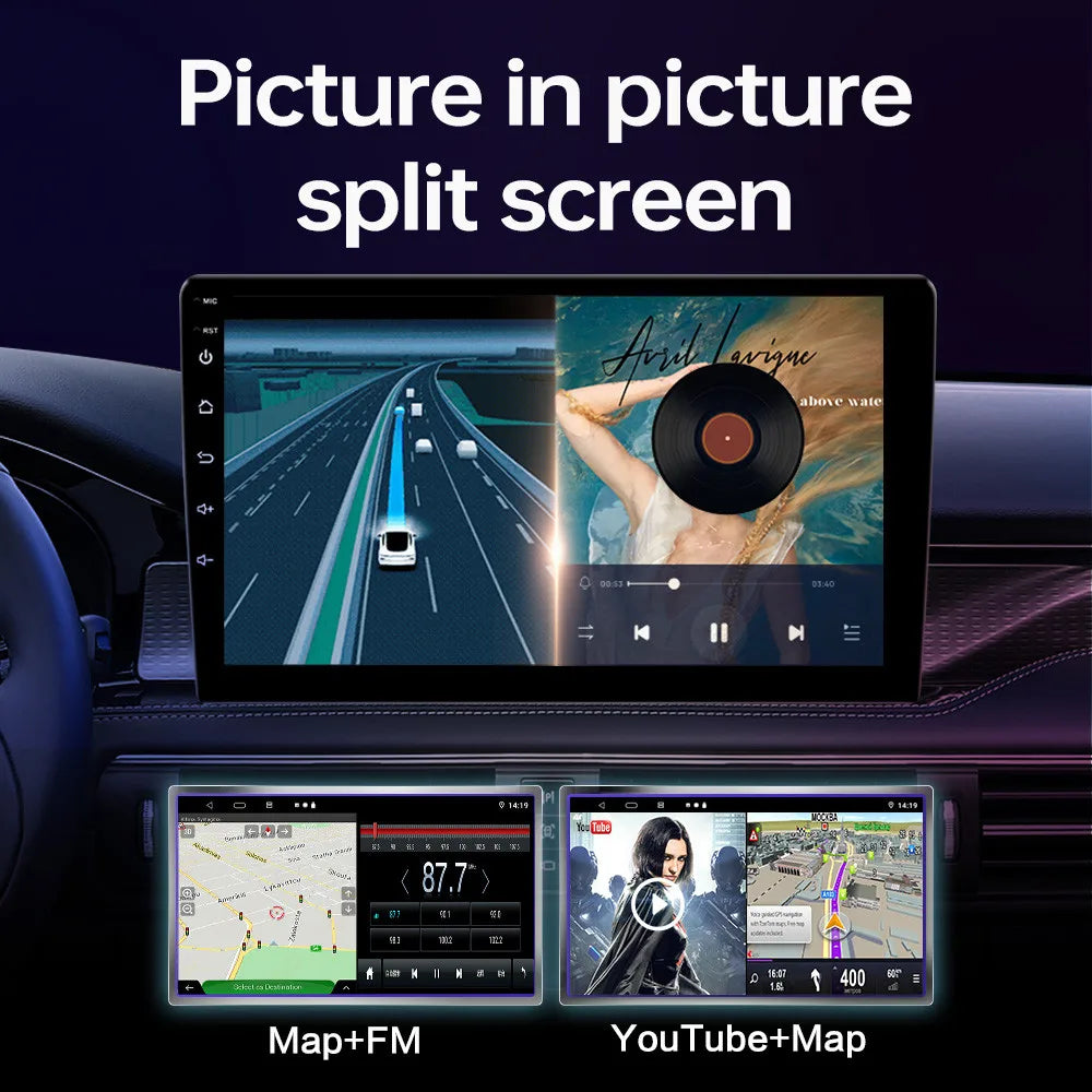 7'' Android 13 Car Radio Stereo For Fiat 500 2007-2015 Multimedia Player Wireless Carplay& Auto BT GPS Navigation Head Unit