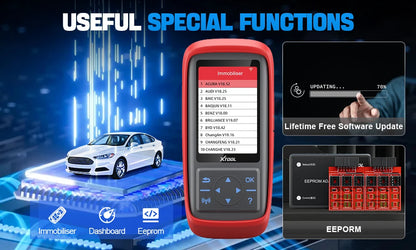 XTOOL X100 Pro2 OBD2 Automotive Scanner Key Programmer with EEPROM Adapter Code Reader Car Diagnostic Tools Lifetime Free Update