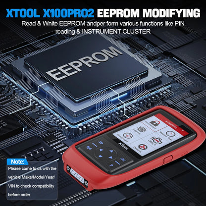 XTOOL X100 Pro2 OBD2 Automotive Scanner Key Programmer with EEPROM Adapter Code Reader Car Diagnostic Tools Lifetime Free Update