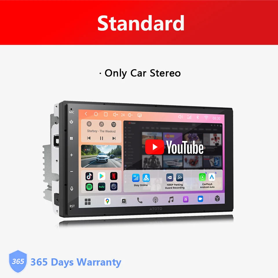 ATOTO 7 inch Android Car Radio 2din Multimedia Player Head Unit 2 Din Car Stereo Bluetooth Auto CarPlay Screen A7 S8 Gen4 S8Gen4