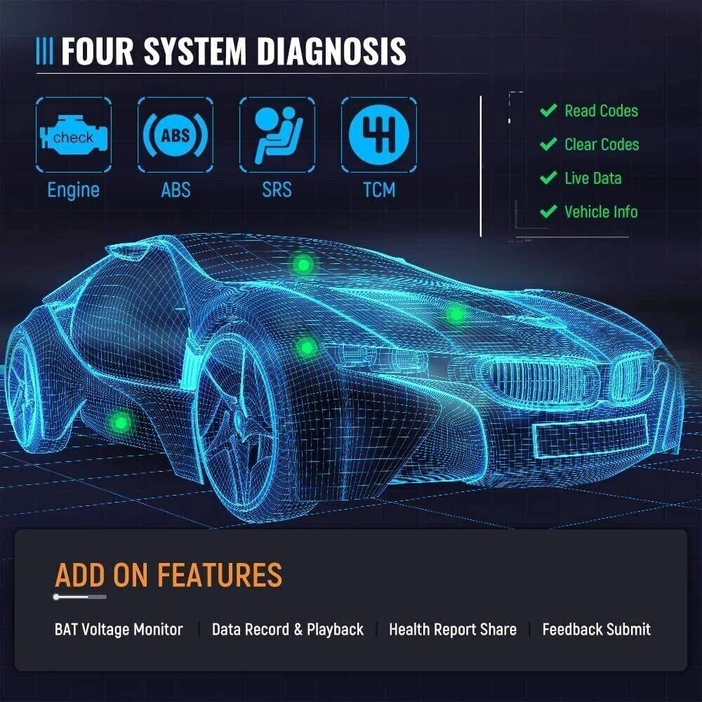 New LAUNCH CRP129i V3 OBD2 Scanner 4 System Auto Diagnostic tool DPF SAS TPMS 12 Service FCA AutoAuth Lifetime Free Update