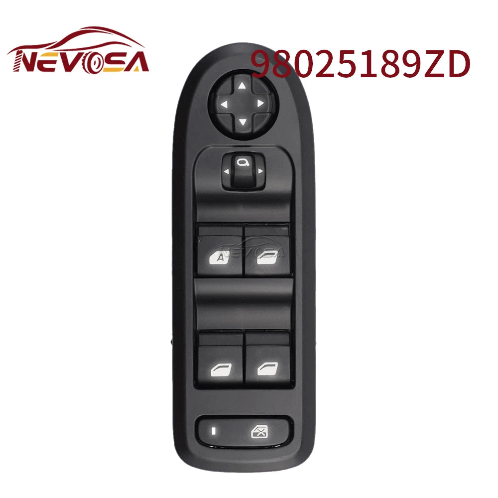 NEVOSA For Peugeot 301 2014-2017 Aircross Picasso 98025201ZD Electric Master Power Window Switch Glass Lifter Button 98025189ZD