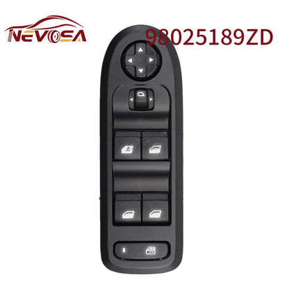 NEVOSA For Peugeot 301 2014-2017 Aircross Picasso 98025201ZD Electric Master Power Window Switch Glass Lifter Button 98025189ZD