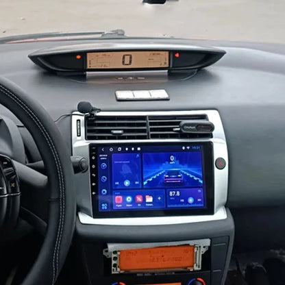 Central multimídia para Citroen C4 C-Triomphe C-Quatre 2004-2009 2 din Car Radio Video Player Android 2din CarPlay
