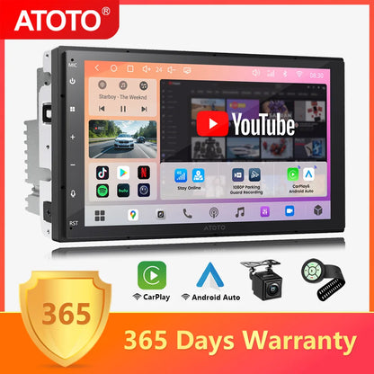 ATOTO 7 inch Android Car Radio 2din Multimedia Player Head Unit 2 Din Car Stereo Bluetooth Auto CarPlay Screen A7 S8 Gen4 S8Gen4