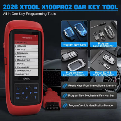 XTOOL X100 Pro2 OBD2 Automotive Scanner Key Programmer with EEPROM Adapter Code Reader Car Diagnostic Tools Lifetime Free Update