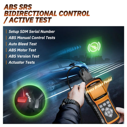 FOXWELL NT630 Plus OBD2 Automotive Scanner Engine Check ABS SRS EPB OIL SAS Calibration OBD2 Code Reader Car Diagnostic Tool