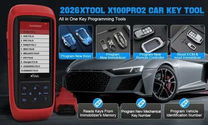 XTOOL X100 Pro2 OBD2 Automotive Scanner Key Programmer with EEPROM Adapter Code Reader Car Diagnostic Tools Lifetime Free Update