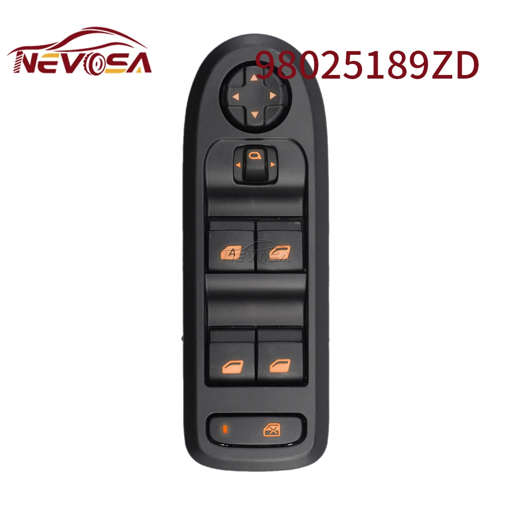 NEVOSA For Peugeot 301 2014-2017 Aircross Picasso 98025201ZD Electric Master Power Window Switch Glass Lifter Button 98025189ZD