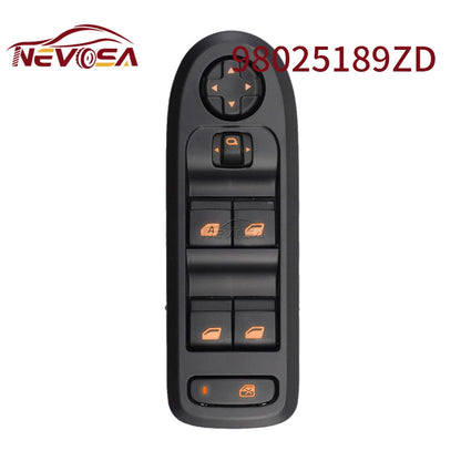 NEVOSA For Peugeot 301 2014-2017 Aircross Picasso 98025201ZD Electric Master Power Window Switch Glass Lifter Button 98025189ZD
