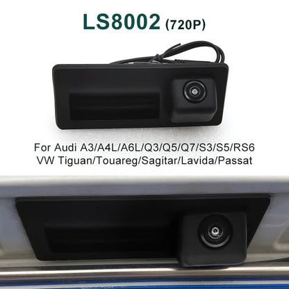Câmera de Ré Automotiva 1080P AHD 170° para Audi, Volkswagen e Skoda